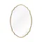 Exquisite Curved Entryway Mirror – Curved Mirror on White Background